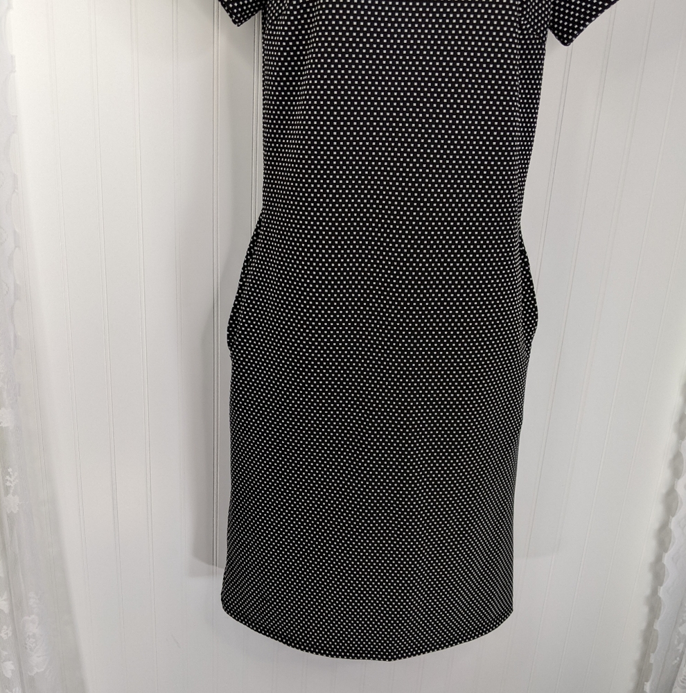 ESHAKTI Mini Polka Dot Shift Dress Sz 6 - Picture 12 of 13
